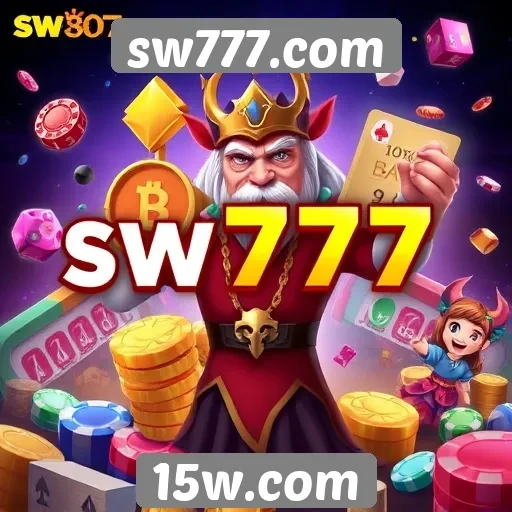 Variedade de jogos disponíveis em sw777.com